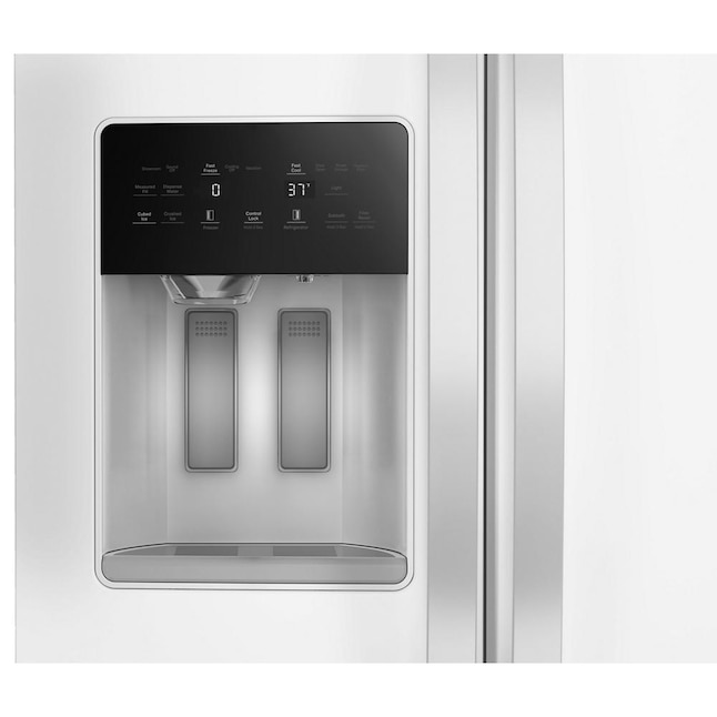 Whirlpool 36 Inch 36" Counter Depth Side-By-Side Refrigerator WRSC5536RW - View 5 | Fridge.com