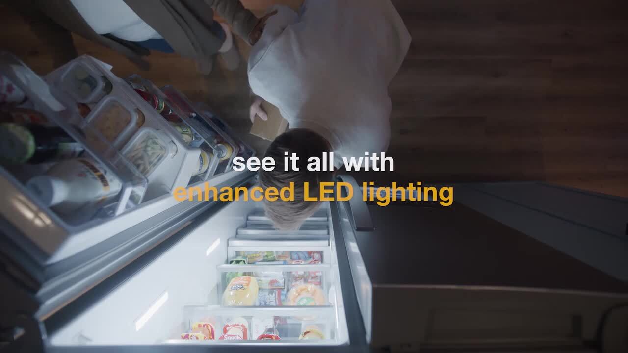Whirlpool - 36 in. Wide 29 cu. ft. Side-By-Side Refrigerator With Trucool System - Fingerprint-Resistant Stainless Finish - View 4 | Fridge.com