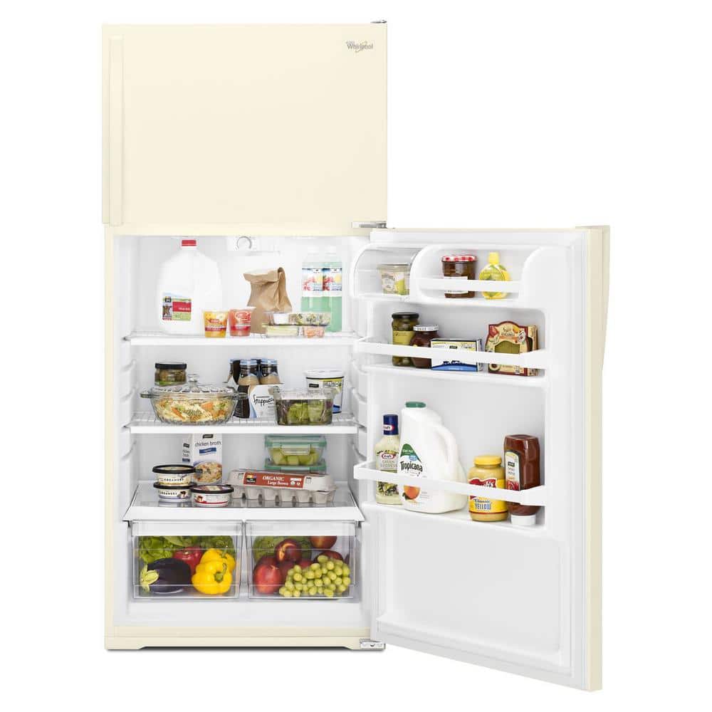 Whirlpool 28 Inch 28" Top Freezer Refrigerator WRT104TFDT - View 6 | Fridge.com