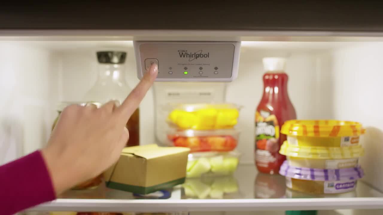 Whirlpool 28 Inch 28" Top Freezer Refrigerator WRT104TFDW - View 2 | Fridge.com