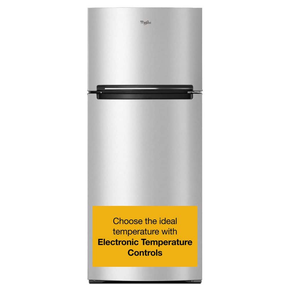 Whirlpool 30 Inch 30" Top Freezer Refrigerator WRT108FFDB - View 6 | Fridge.com