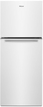 Whirlpool 24 Inch 24" Counter Depth Top Freezer Refrigerator WRT112CZJW - View 2 | Fridge.com