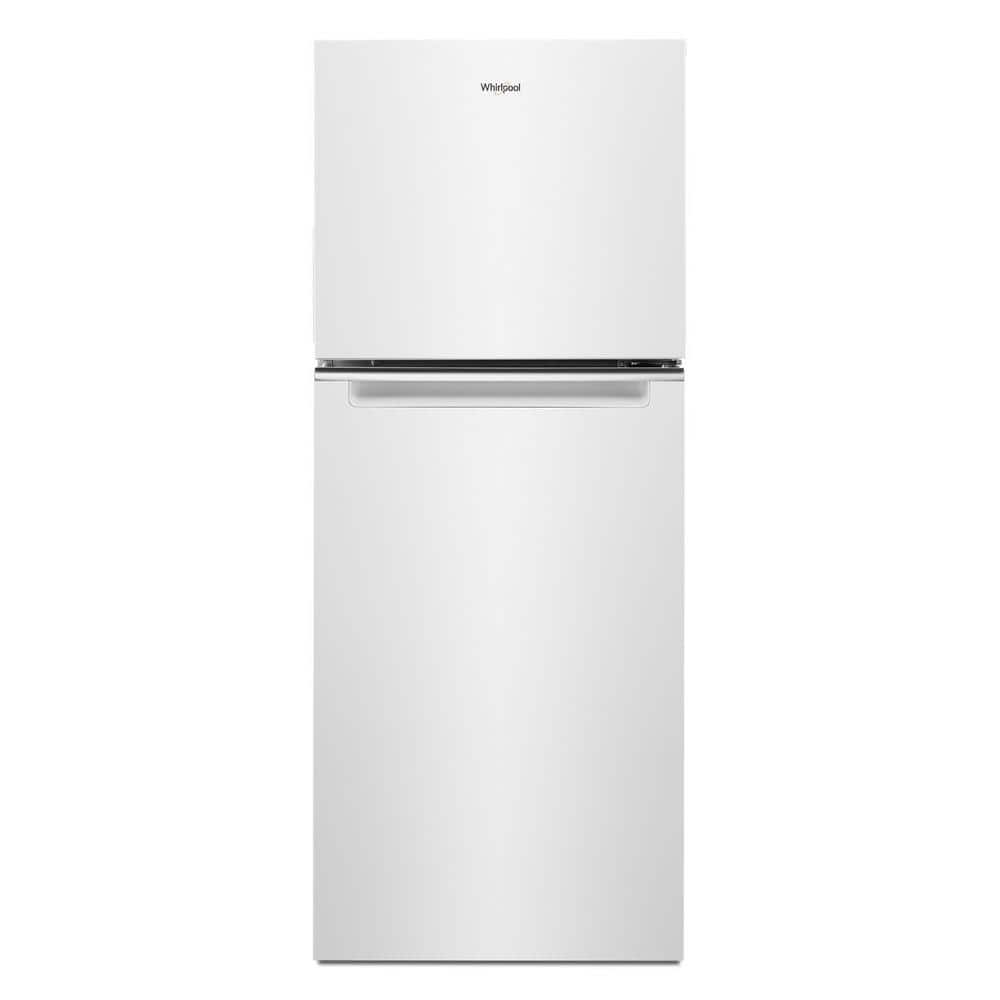 Whirlpool - 24 in. Wide 11.6 cu. ft. Top-Freezer Counter-Depth Refrigerator - White - View 5 | Fridge.com