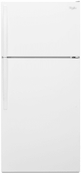 Whirlpool 28 Inch 28" Top Freezer Refrigerator WRT134TFDW - View 2 | Fridge.com
