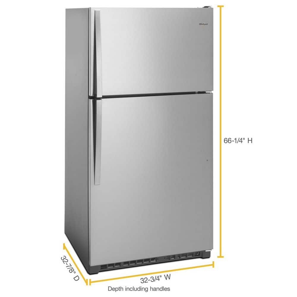 Whirlpool WRT311FZDM 20.5 CuFt Top Mount Refrigerator | Fridge.com