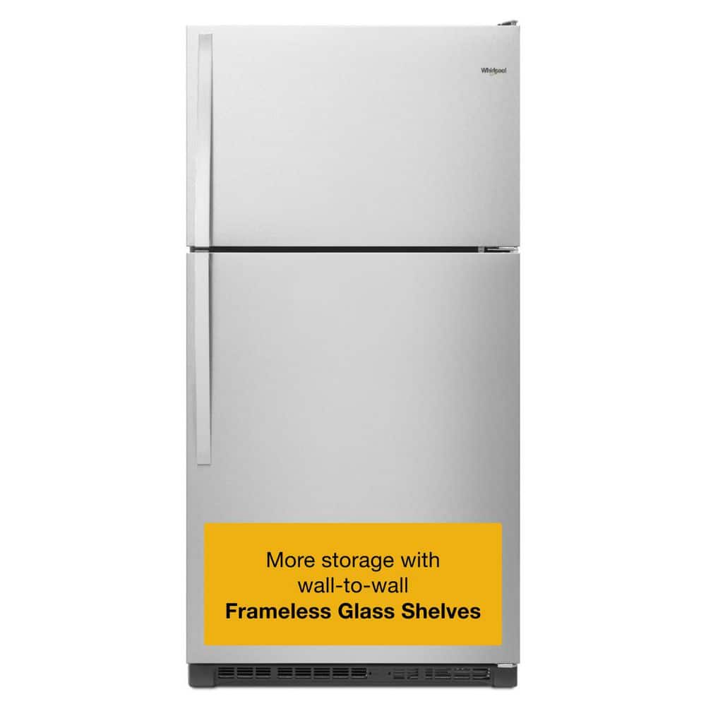 Whirlpool 33 Inch 33" Top Freezer Refrigerator WRT311FZDM - View 2 | Fridge.com