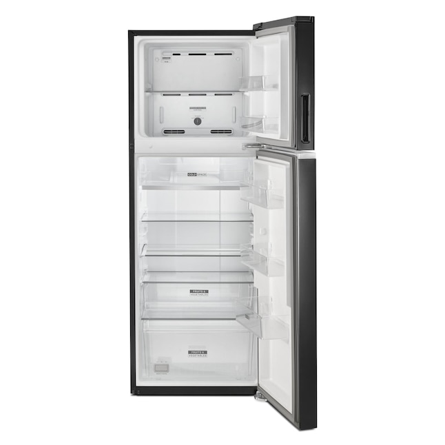 Whirlpool 24 Inch 24" Top Freezer Refrigerator WRT313CZLB - View 4 | Fridge.com