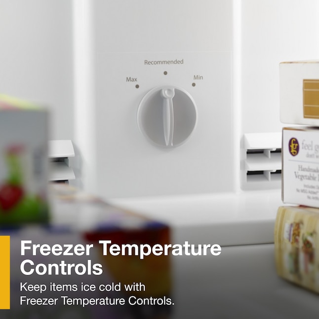 Whirlpool 28 Inch 28" Top Freezer Refrigerator WRT314TFDB - View 5 | Fridge.com