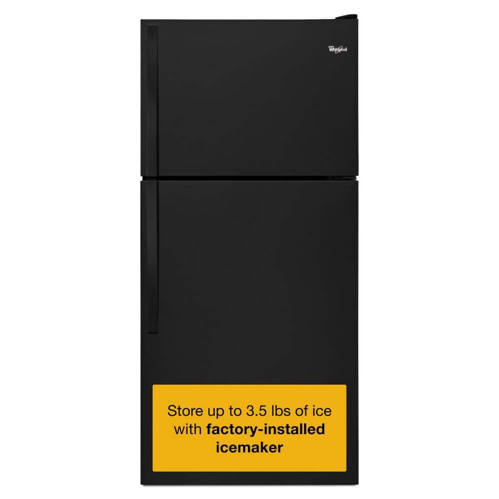 Whirlpool WRT318FMDB 18 cu ft Top Freezer Refrigerator - View 6 | Fridge.com