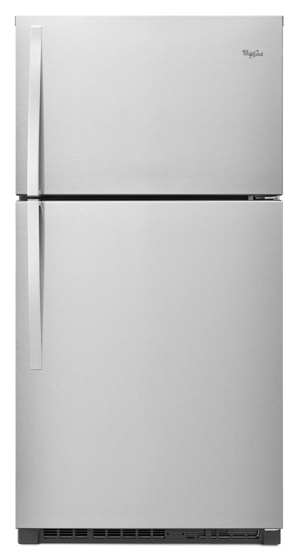 Whirlpool 33 in. Wide Top Freezer Refrigerator in Stainless Steel 21 cu. ft. WRT511SZDM | Fridge.com