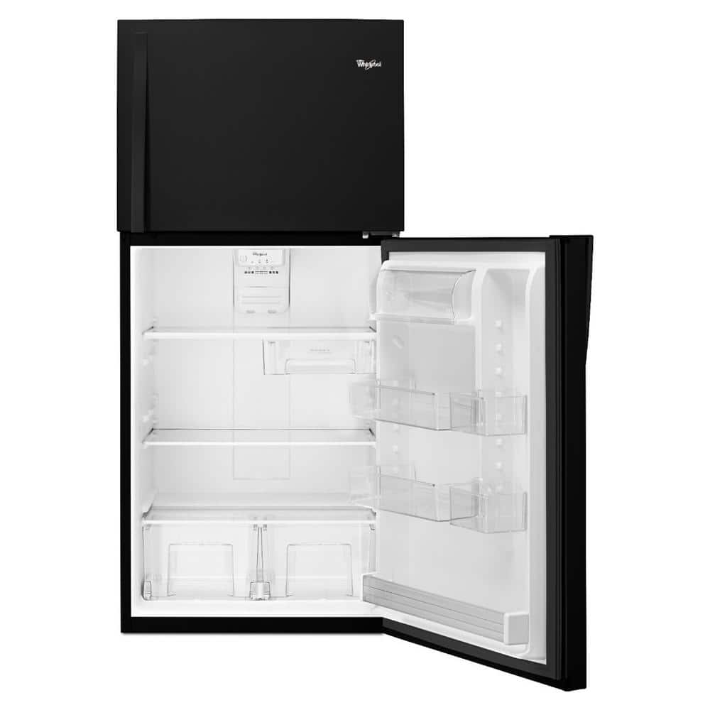 Whirlpool 30 Inch 30" Top Freezer Refrigerator WRT519SZDB - View 4 | Fridge.com