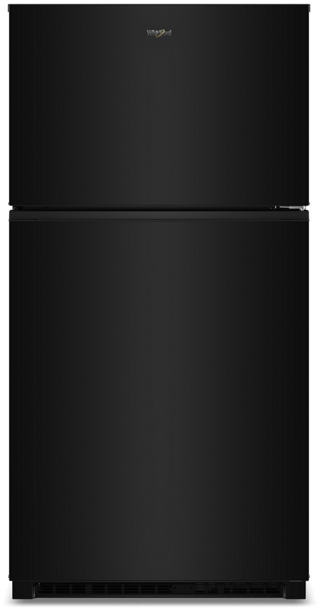 Whirlpool - 21.3 Cu. Ft. Wide Top Freezer Refrigerator with Total Coverage Cooling - Black — FIN-0018932 | Fridge.com