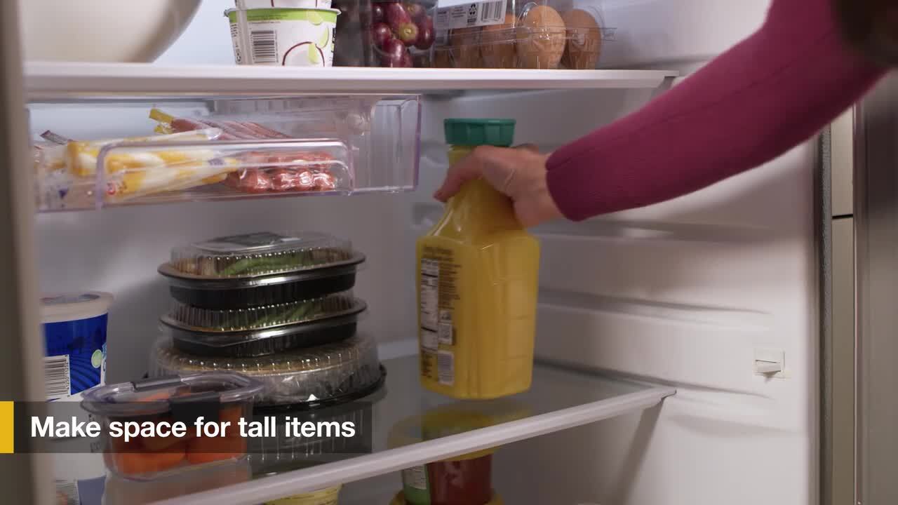 Whirlpool 28 Inch 28" Top Freezer Refrigerator WRTX5028PB - View 2 | Fridge.com