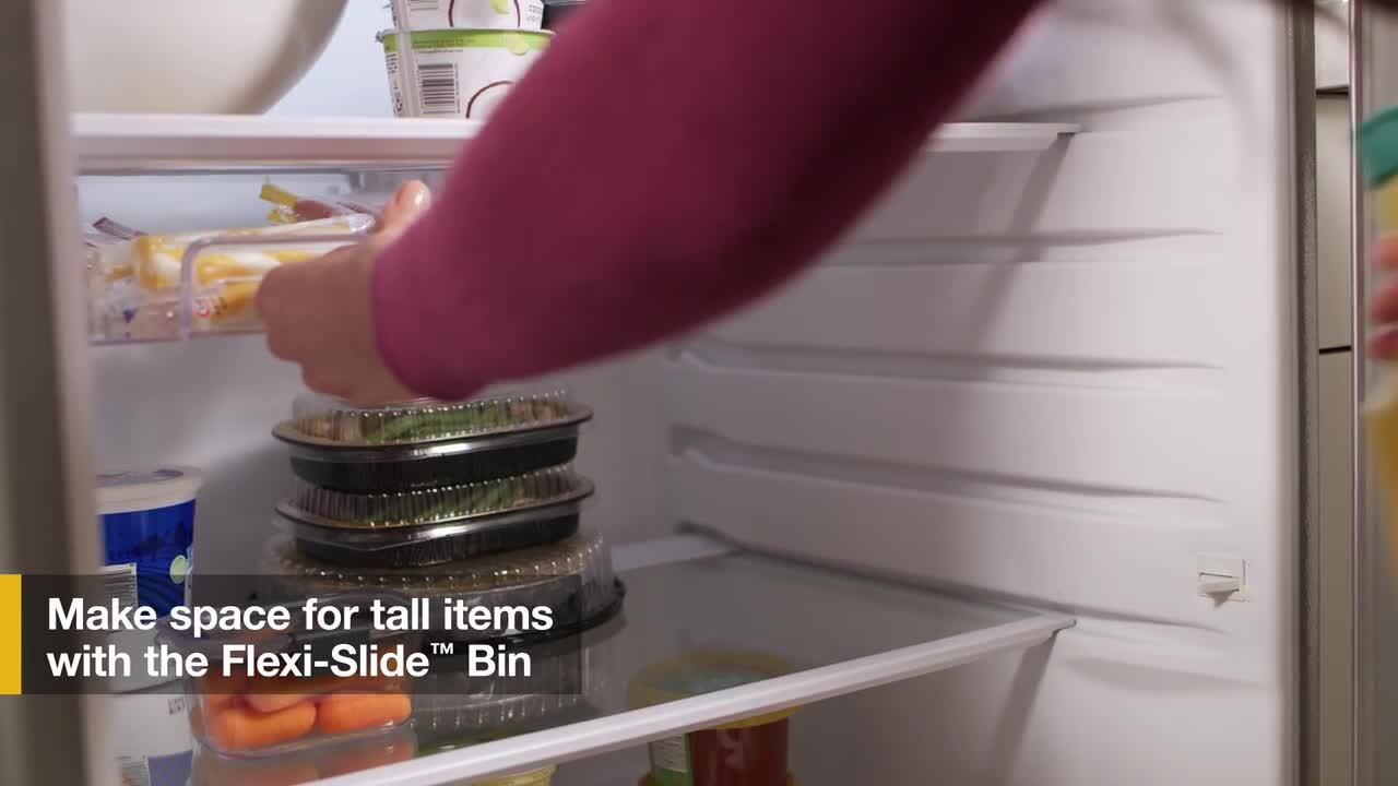 Whirlpool 28 Inch 28" Top Freezer Refrigerator WRTX5028PB - View 3 | Fridge.com