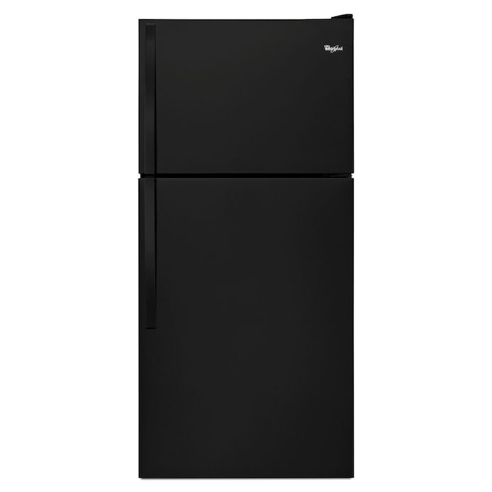 Whirlpool 30 in. Wide Top Freezer Refrigerator With Ice Maker In Black 19 cu. ft. - View 3 | Fridge.com