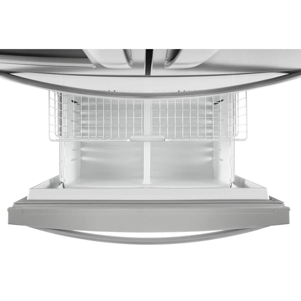 Whirlpool 36 in. Wide French Door Refrigerator In Stainless Steel 25 cu. ft. WRX735SDHZ - View 5 | Fridge.com