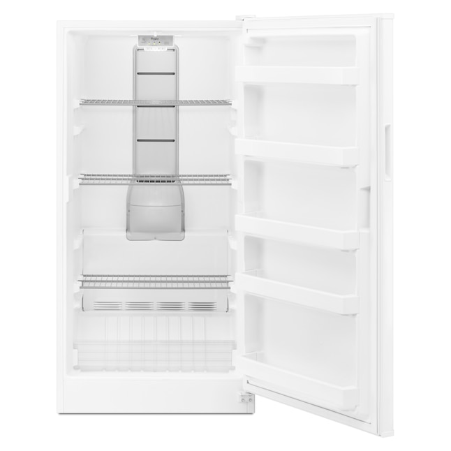 Whirlpool Upright Freezer With LED Lighting In White 18 cu. ft. - View 4 | Fridge.com