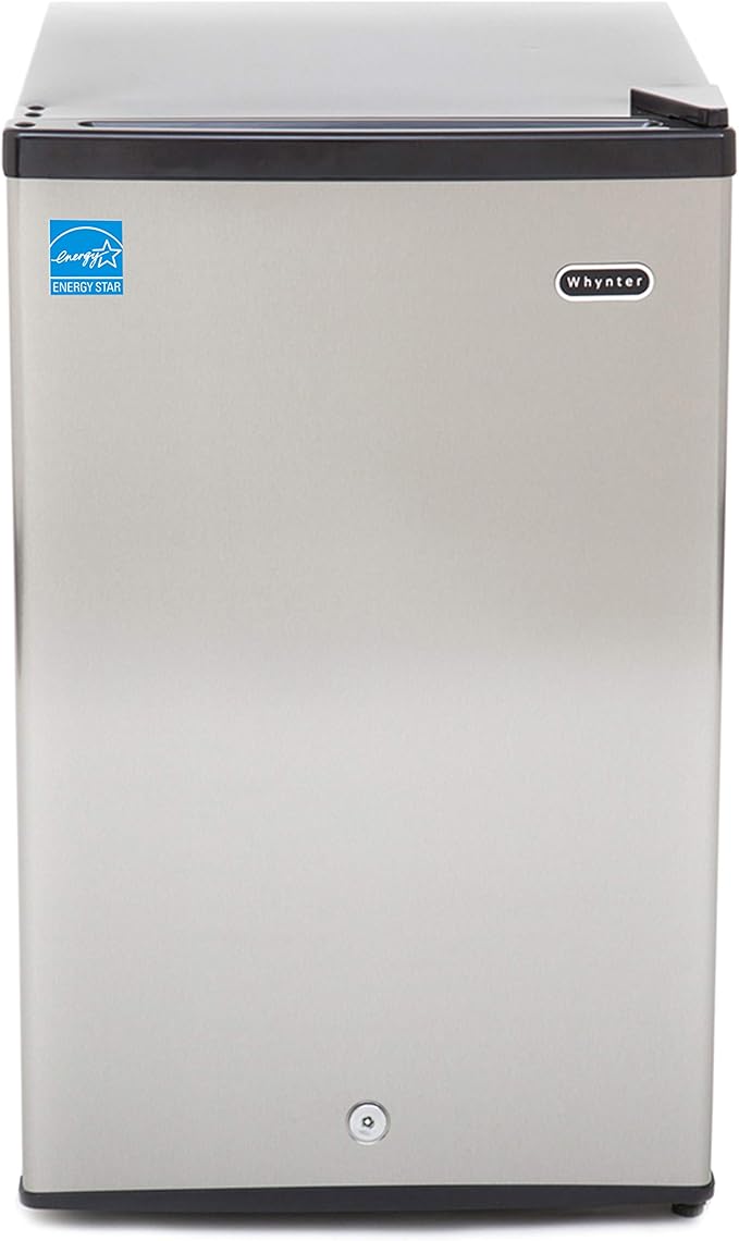 Whynter Upright Freezer/Fridge Convertible 3 Cu Ft Energy Star, CUF-301SS | Fridge.com
