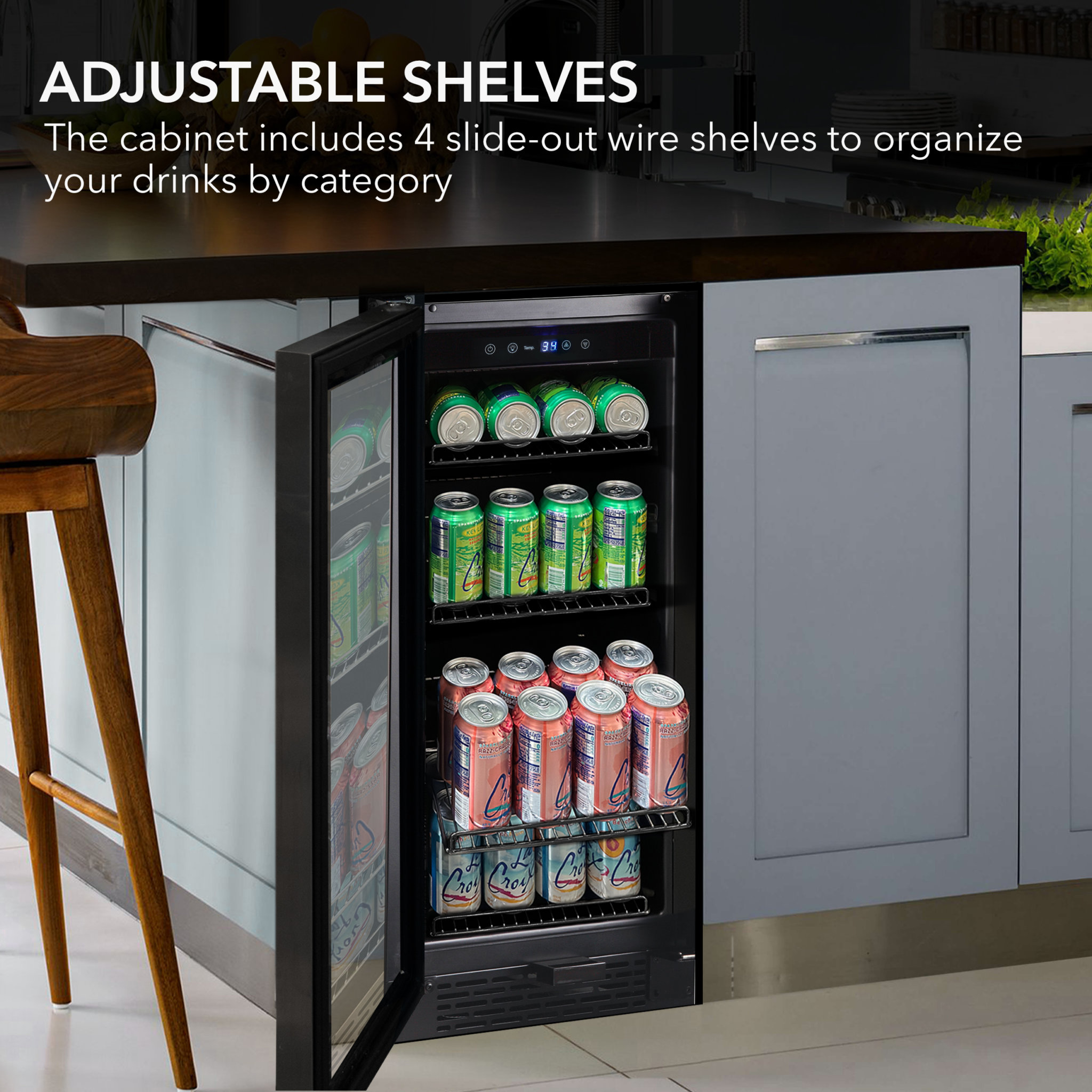 Whynter - 3.4 cu. ft. Mini Fridge - Black - View 6 | Fridge.com