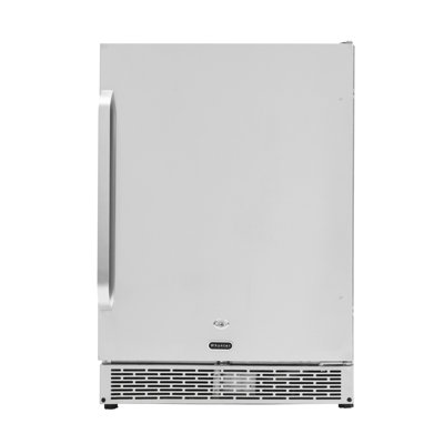 Whynter Outdoor Beverage Cooler Full Stainless Steel 5.3 Cu.ft. with Lock and Caster Wheels | Fridge.com