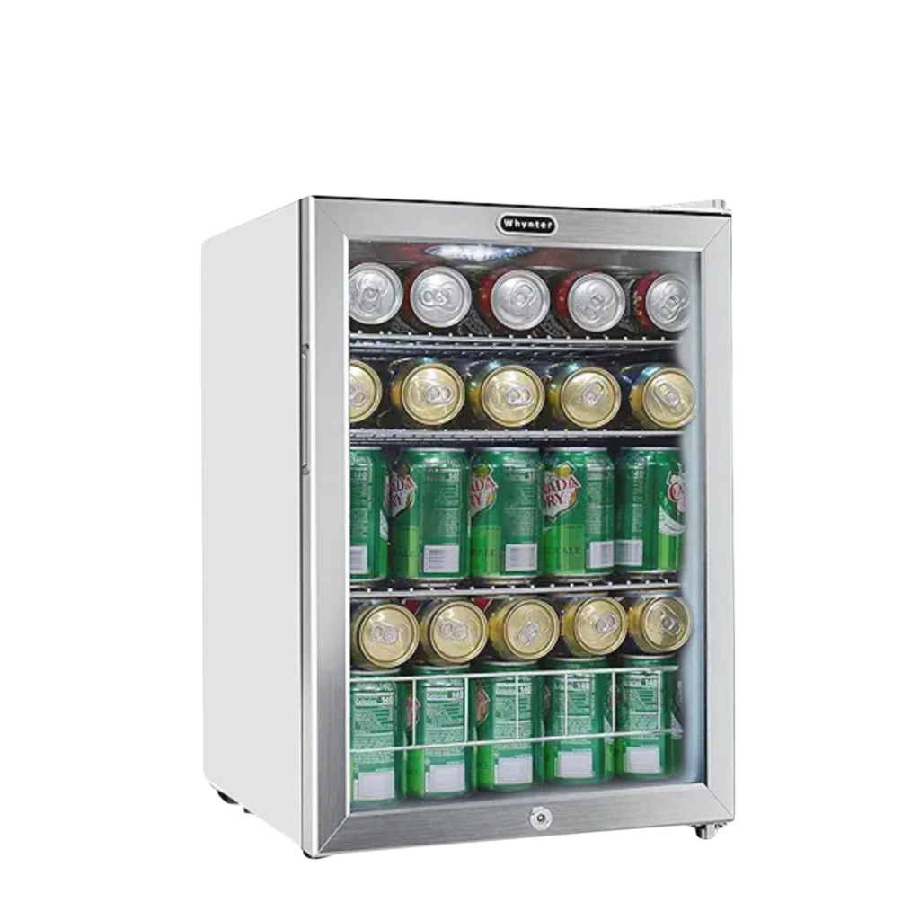 Whynter 90 Cans Beverage Refrigerator with Lock | Fridge.com