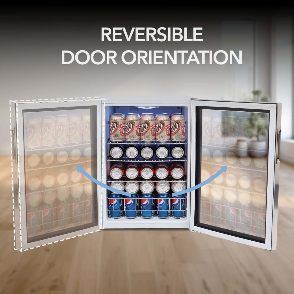Whynter 90 Cans Beverage Refrigerator with Lock | Fridge.com