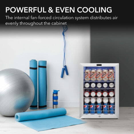 Whynter 90 Cans Beverage Refrigerator With Lock - View 6 | Fridge.com