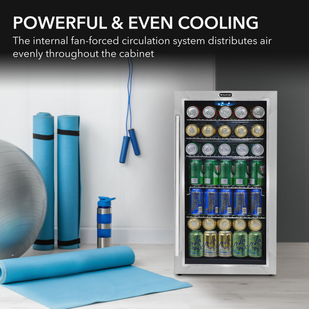 Whynter 127 Cans (12 oz.) Freestanding Beverage Refrigerator - View 6 | Fridge.com