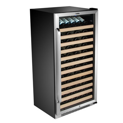 100 Bottle Single Zone Freestanding Wine Refrigerator | Fridge.com