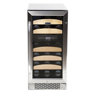 Whynter 15'' width 28 Bottle Dual Zone Built-In Wine Refrigerator | Fridge.com