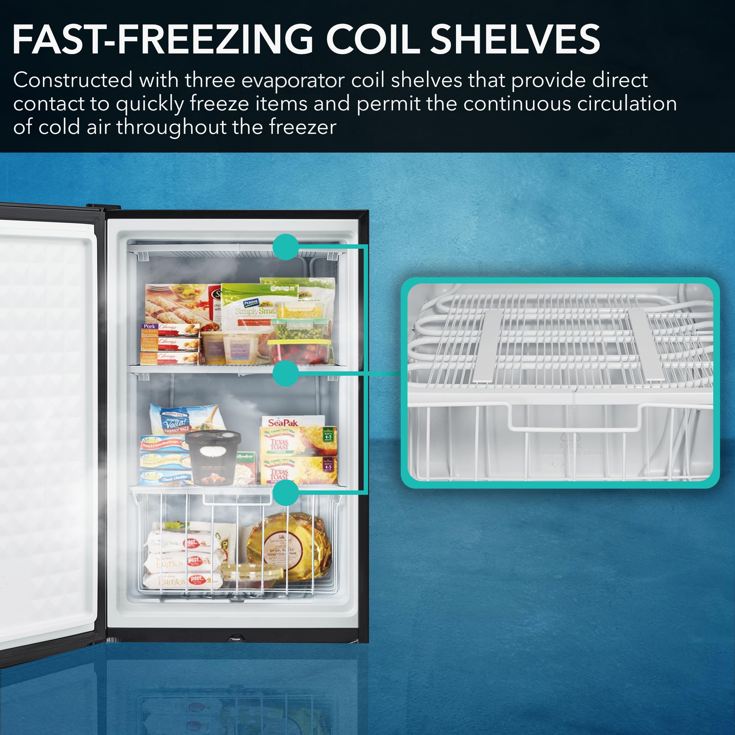 Whynter Energy Star 3.0 Cu. ft. Upright Freezer with Lock | Fridge.com