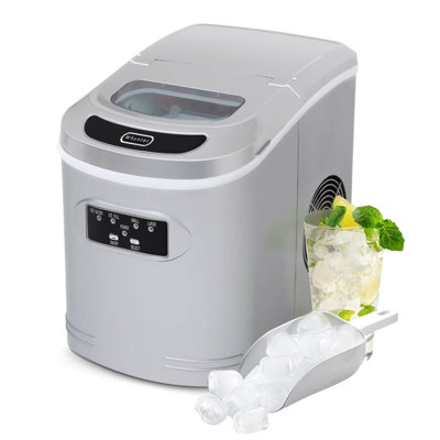 Whynter IMC-270MS Compact Ice Maker, 27-Pound, Metallic Silver | Fridge.com
