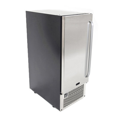 Whynter built-in Ice Maker Machine 15 Inch Wide Stainless Steel UIM-502SS Under-Counter 80 Lb/Day with NSF Inline Water Filter | Fridge.com