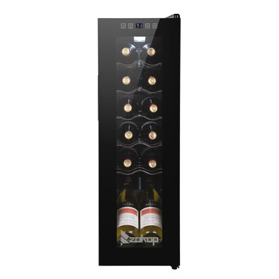 12 Bottle Single Zone Freestanding Wine Refrigerator - View 1 | Fridge.com