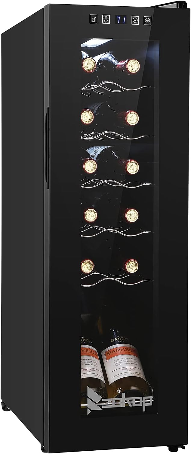 Winado 12 Bottle Compressor Wine Cooler Refrigerator - View 1 | Fridge.com