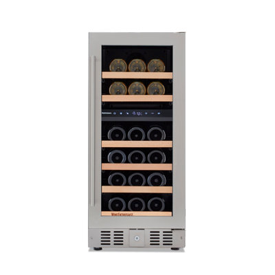 15" 26 Bottle Dual Zone Wine Refrigerator | Fridge.com