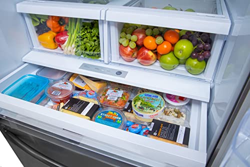 Winia 26cu.Ft. French Door Refrigerator With Ice & Water Dispenser, Stainless Steel - View 6 | Fridge.com