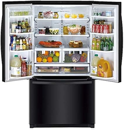 Winia WRFS26ABBD French Door Non-Dispenser Refrigerator, 26.1 cu.ft, Black - View 5 | Fridge.com