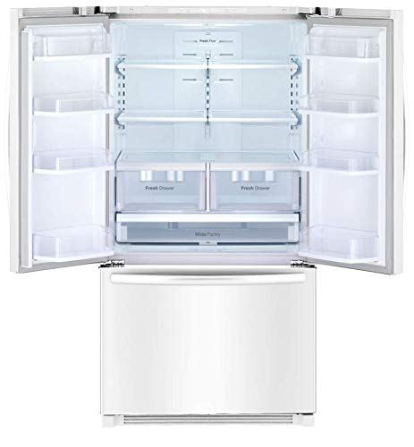 Winia WRFS26ABWD French Door Non-Dispenser Refrigerator, 26.1 cu.ft, White - View 2 | Fridge.com