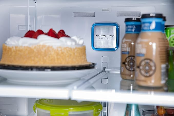 Winia WRFS26SUJE 25.5 Cu. Ft. French Door Dispenser Refrigerator With a Dual Ice Maker - Black Stainless Steel | Fridge.com