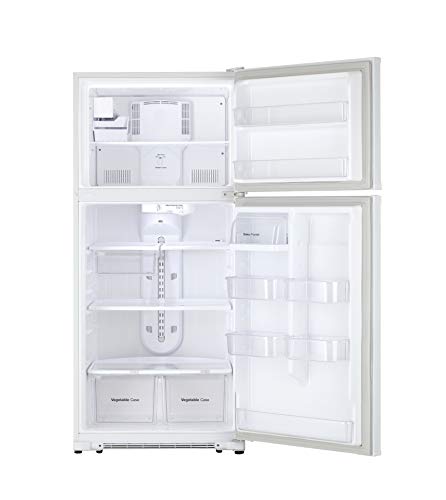Winia WTE21GSWMD 21 cu. ft. Top Mount Refrigerator With Factory Installed Ice Maker - White - View 2 | Fridge.com