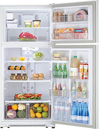 Winia WTE21GSWMD 21 cu. ft. Top Mount Refrigerator With Factory Installed Ice Maker - White - View 6 | Fridge.com