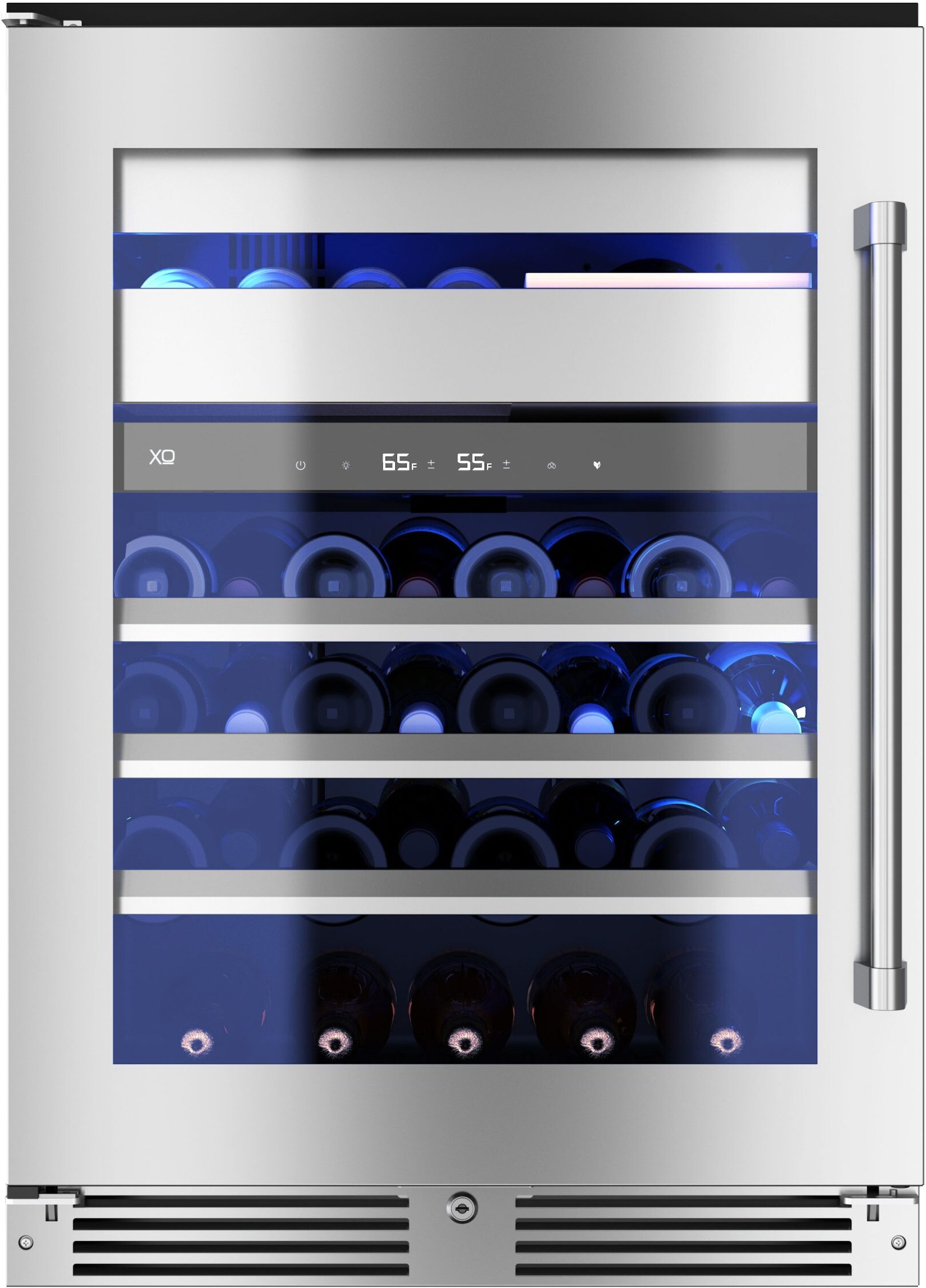 24" Wine and Weed Preservation System — XO Appliance, model XOU24WWGSL