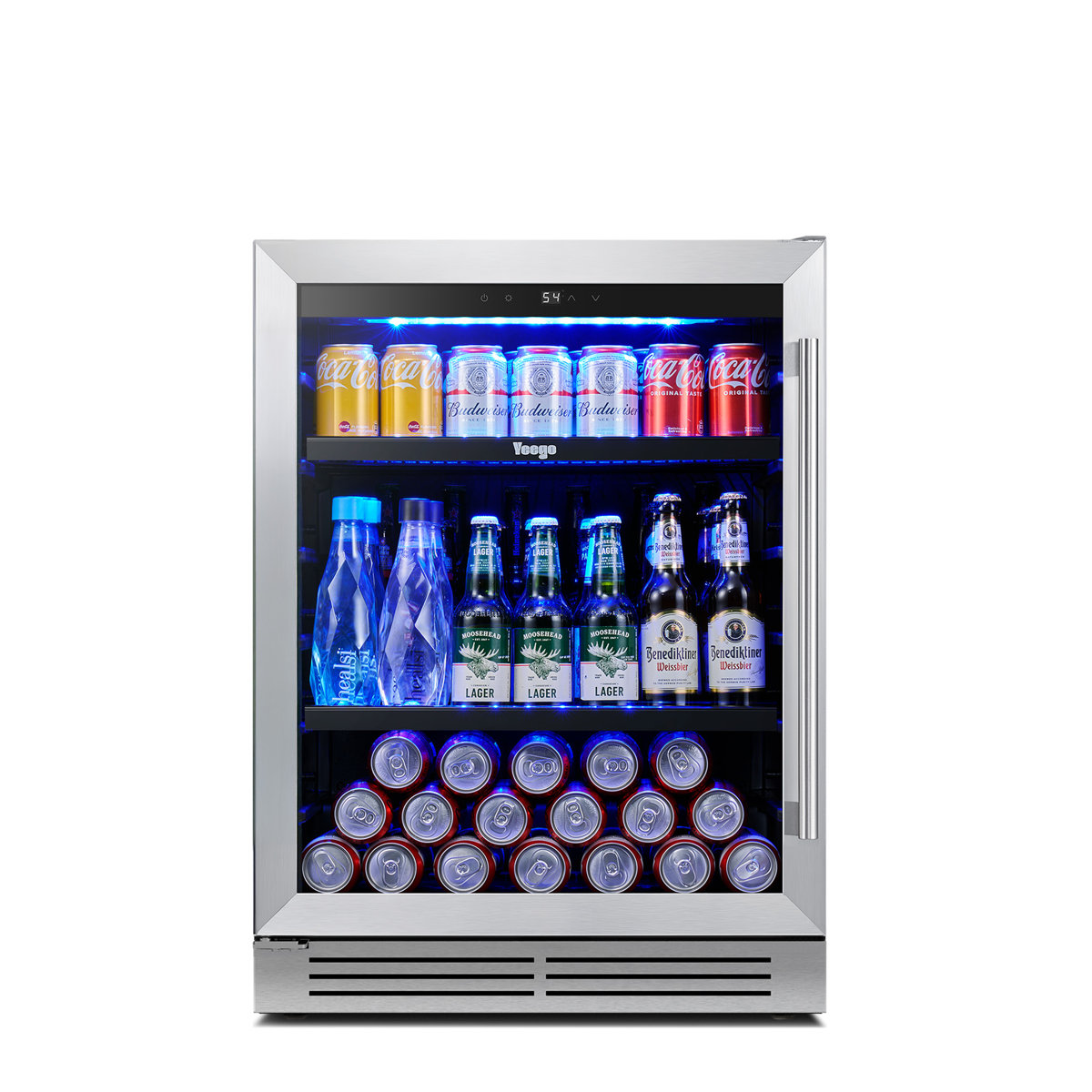 YEEGO 24'' Built-in Beverage Refrigerator Beer Fridge Drink Cooler Max 220 Cans | Fridge.com