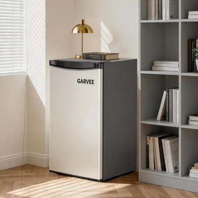 3.2 Cu.Ft Compact Refrigerator with Freezer  Single Door, Dual Zone Temperature Control, 7 Adjustable Settings, Removable Shelves, Quiet & Efficient — FIN-0019317 | Fridge.com