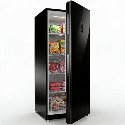17 Cu.Ft Upright Freezer, Single Door Freestanding Deep Freezer with Adjustable Shelves & Mechanical — Yesurprise, model c90-RgmEQFnGV-X2afO