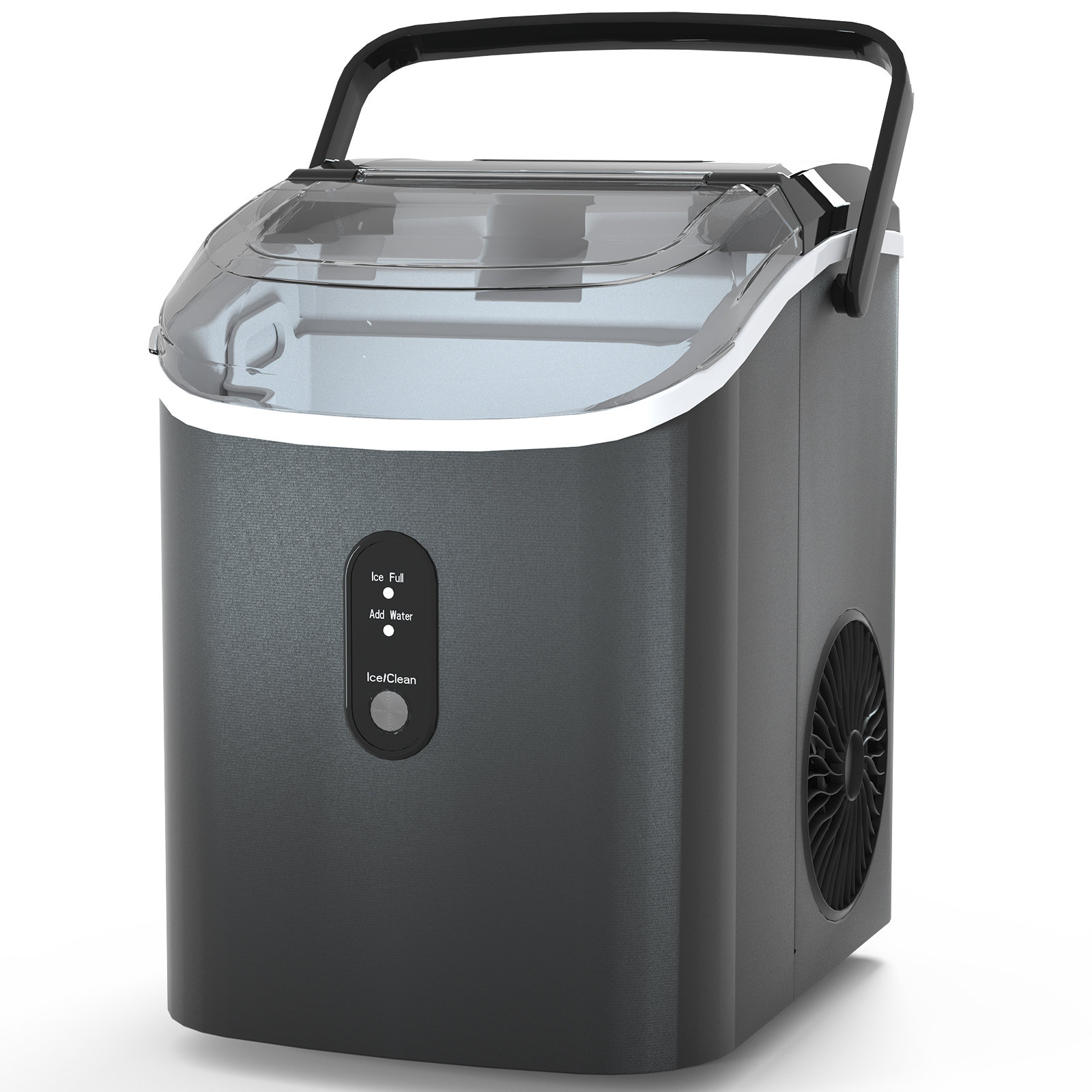 Portable Pellet Ice Maker - 34Lbs/24H Countertop Machine With Soft Nugget Ice, Self-Cleaning & One-Touch Operation For Home, Office, Bar (Includes Ice | Fridge.com