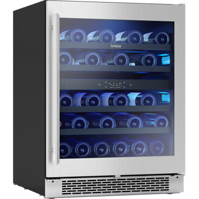 Brisas ADA 24 in. 38-Bottle Dual Zone Wine Cooler | Fridge.com
