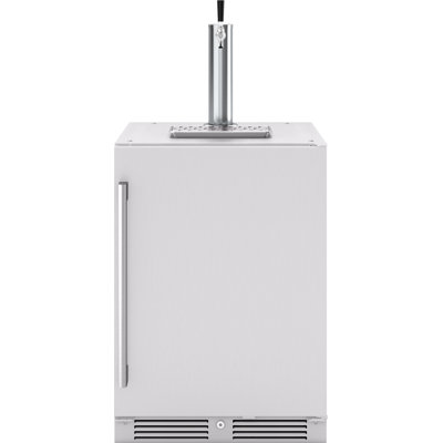 Presrv 5.6 Cu. Ft. Convertible Outdoor Beer Kegerator In Stainless Steel With Single Tap And 107-Can Beverage Storage - View 1 | Fridge.com