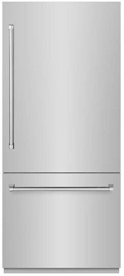 ZLINE 36 Inch 36" Built In Counter Depth Bottom Freezer Refrigerator GRBIT30436 | Fridge.com